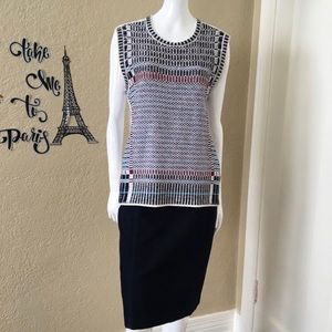 Tory Burch Jacquard Sweater Vest